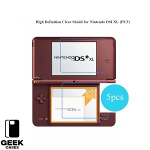 Geekcase High Definition Clear Shield for Nintendo DSI| DSI XL |DSI LL  (5 PCS)