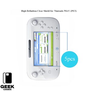 Geekcase High Definition Clear Shield for Nintendo   Wii-U (5 PCS)