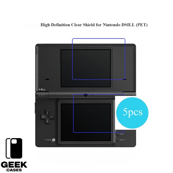 Geekcase High Definition Clear Shield for Nintendo DSI| DSI XL |DSI LL  (5 PCS) - Image 4