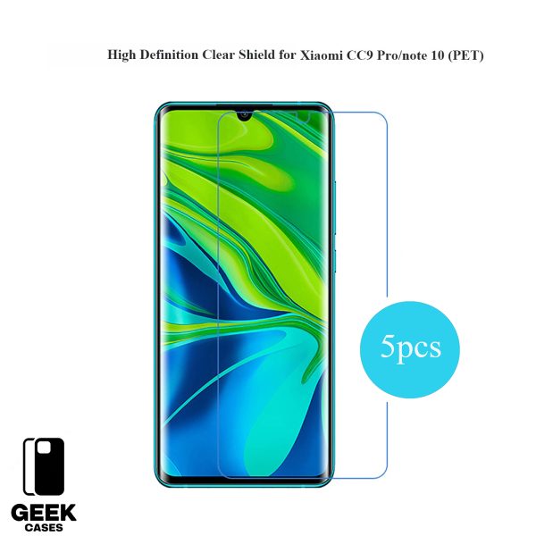 Geekcase Screen protector for Xiaomi Note Series Note10 (5 PCS)
