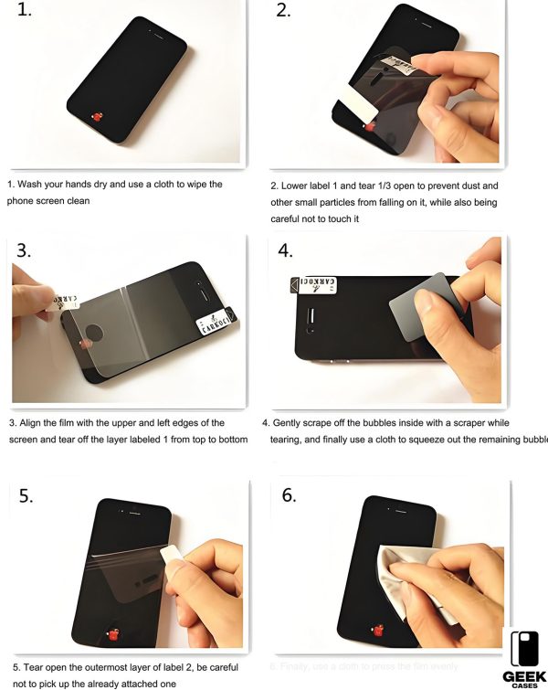 Geekcase Screen protector for Number Series 12/12X | 12 Pro /12S Pro/12S Ultra|12T/12T Pro(5 PCS) - Image 2