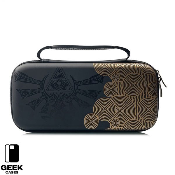Zelda: Tears of the Kingdom-Themed Carrying Case for Switch / OLED / Lite – Green Gold / Platinum / Black Gold - Image 2