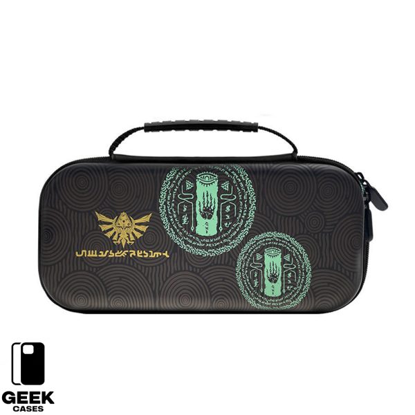 Zelda: Tears of the Kingdom-Themed Carrying Case for Switch / OLED / Lite – Green Gold / Platinum / Black Gold - Image 3