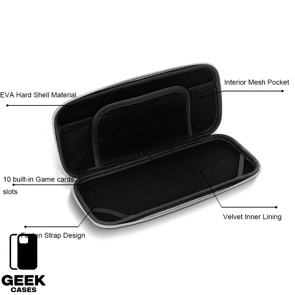 Solid Color Portable Handbag for Nintendo Switch Console - Image 8