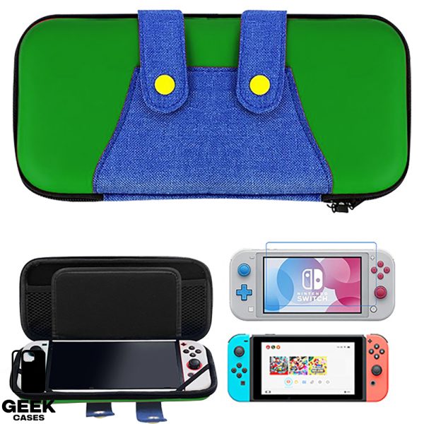 Mario & Luigi Themed Carrying Case for Nintendo Switch / Switch OLED - Image 7