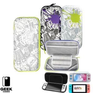 Splatoon 3 theme Carrying Case for Nintendo Switch / Switch OLED
