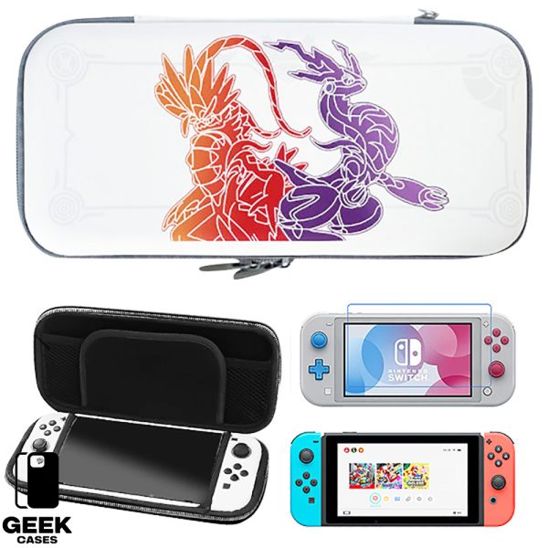 Pokémon, Scarlet & Violet, Poké Ball-Themed Carrying Case for Nintendo Switch/Switch OLED - Image 6