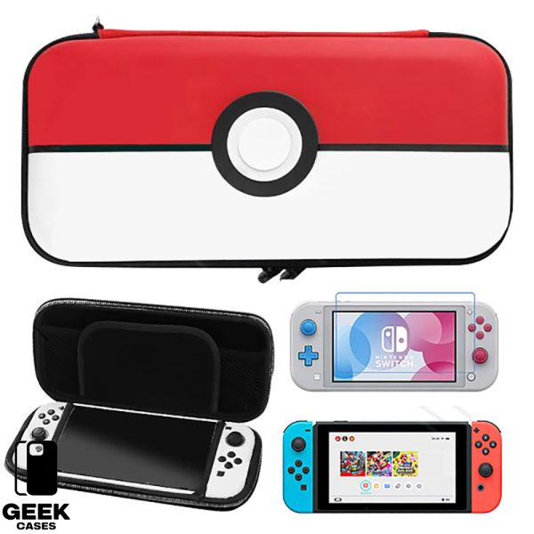 Pokémon, Scarlet & Violet, Poké Ball-Themed Carrying Case for Nintendo Switch/Switch OLED - Image 7