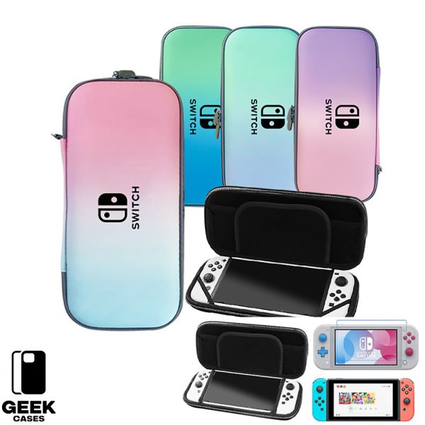 Gradient Color Switch Logo Carrying Case for Nintendo Switch & Switch OLED - Image 3