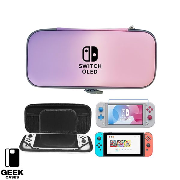 Gradient Color Switch Logo Carrying Case for Nintendo Switch & Switch OLED - Image 4